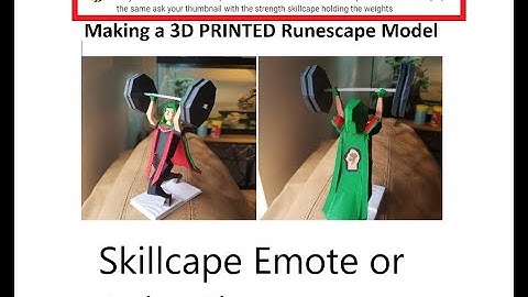 How to export the model of a OSRS Runescape Skillcape (or any animation) with Runelite