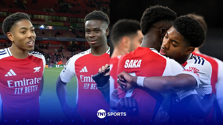 WHOLESOME INTERVIEW! ❤️ Bukayo Saka hails Myles Lewis-Skelly after Arsenal defeat Monaco #UCL