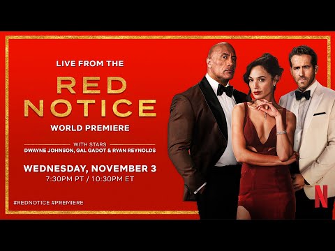 Dwayne Johnson, Gal Gadot, Ryan Reynolds Live Onstage Q&A - Red Notice 