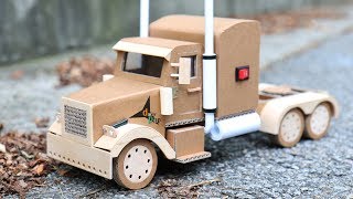 How To Make Container Truck(Optimus Prime) - Amazing Cardboard DIY