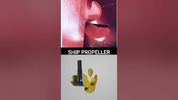 Ship Propeller 3D Working Animation #Shorts