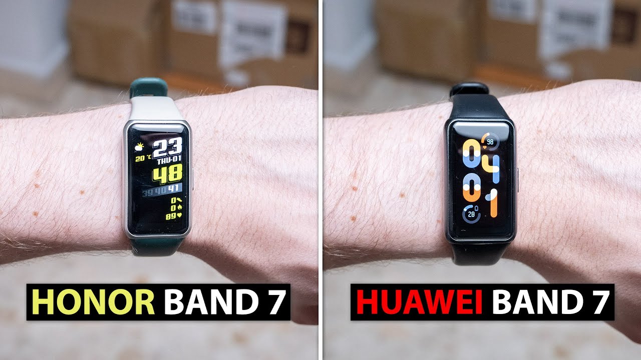 🥊 Honor Band 7 vs Huawei Band 7 COMPARATIVA en ESPAÑOL ⌚ ¿Cuál es MEJOR  opción? 