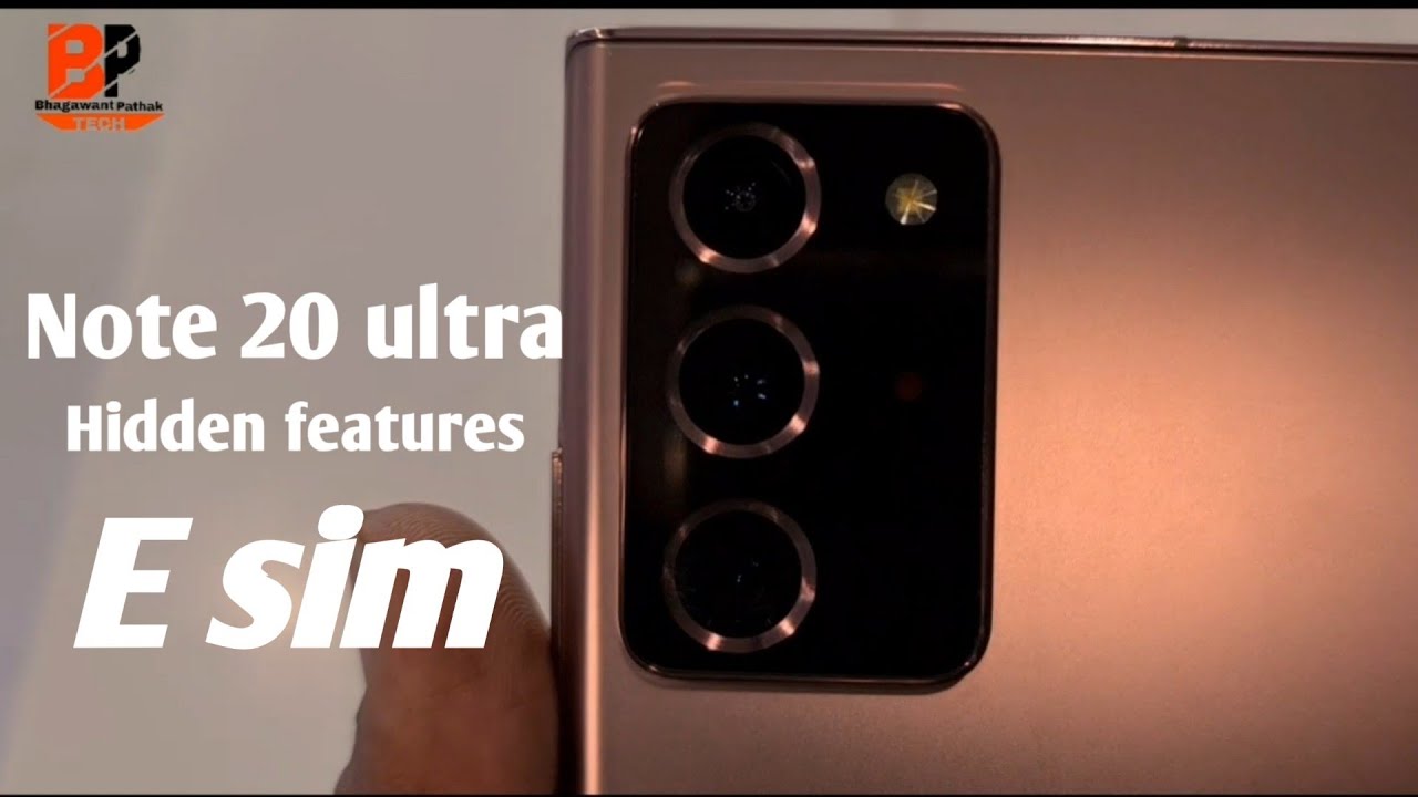 Note 20 ultra esim featuresBhagwant Pathak Tech YouTube