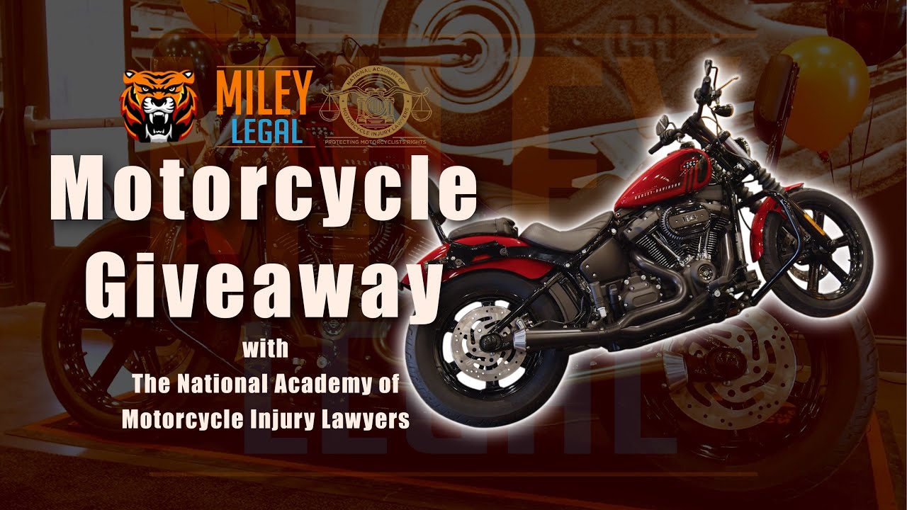 Miley Legal 2022 Motorcycle Giveaway w/National Academy of Motorcycle