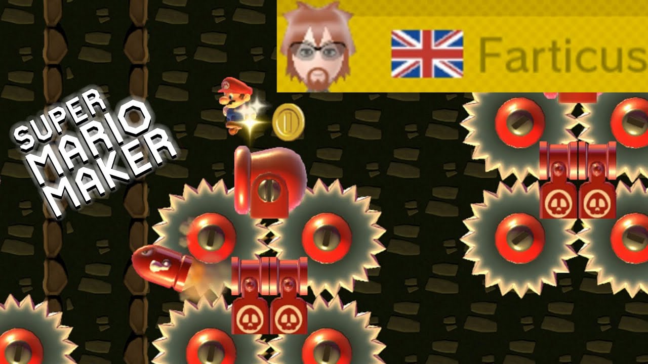 Farticus Farticus Marathon #11 (Lots of Pointy Things!) - Super Mario Maker 1 ...