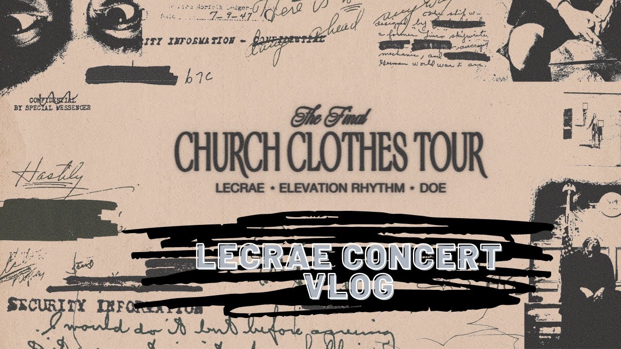 lecrae church clothes tour setlist 2023