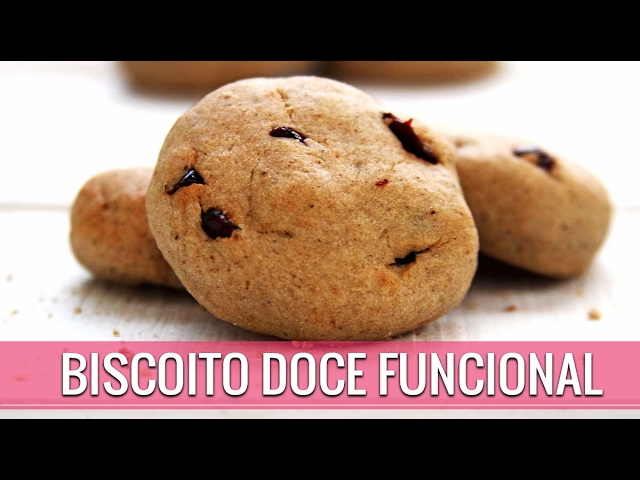 RECEITA BISCOITO DOCE FUNCIONAL SEM GLÚTEN E SEM LACTOSE