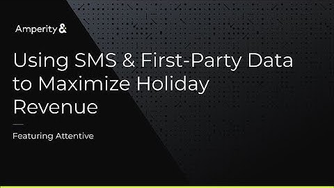 Using SMS and First-Party Data to Maximize Holiday Revenue