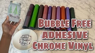 TeckWrap Craft's New Bubble Free Adhesive Vinyl.  Game Changer!