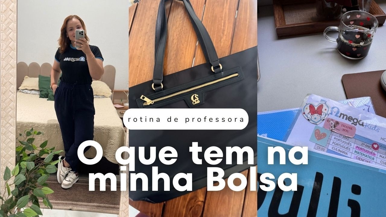 2 dias na minha vida |Rotina de professora e o que tem na minha BOLSA