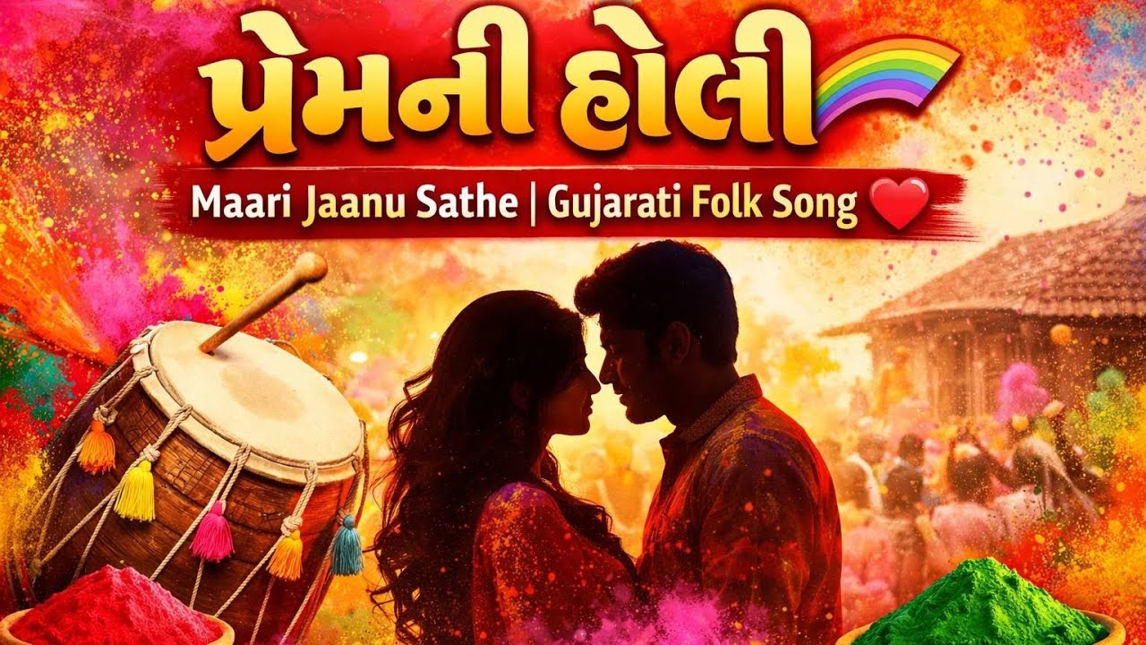 આવો રમિયે પ્રેમ ની હોળી ❤️જાનુ સાથે 🌹new gujarati song 2026