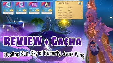REVIEW+GACHA " FLOATING KUN, AZURE WING, SKY OF BUTTERFLY" | Utopia: ORIGIN