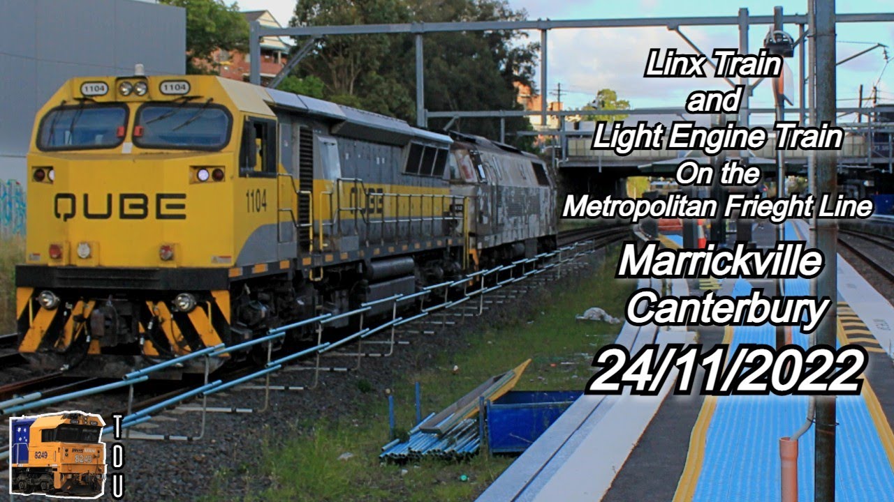 Linx Train & QUBE Light Engine Transfer | Marrickville & Canterbury ...