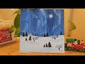 Easy scenery step by step for beginner | acrylic painting | painting is meditation