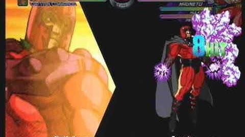 MvC2: Magneto GB to Hulk Double Crush 100% Combo