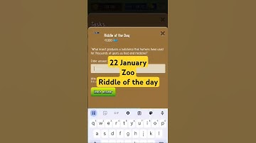22 January Zoo Riddle of the day #zoo #shortsfeed #trendingshorts