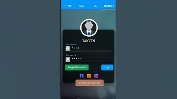 how to create amazing login form using html css #html #htmlform #yt #loginform #viralvideo #shorts