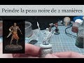 Tutoriel peindre la peau noire  2 mthodes