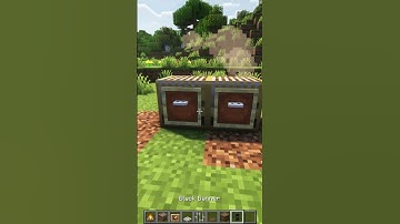 How to build a barbecue grill in Minecraft!