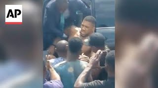 Boxing Champ Anthony Joshua Pulled From Wreckage After Car Crash In Nigeria