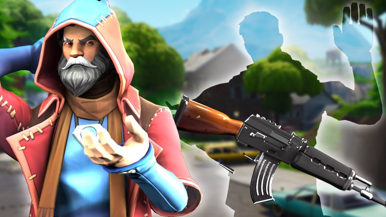 ESCONDITE SIENDO INVISIBLE EN FORTNITE !! LOCURAS EN PATIO DE JUEGOS - ElChurches
