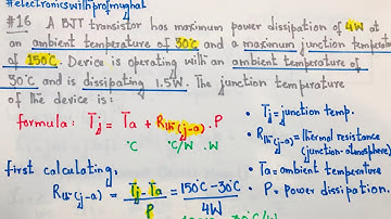 #16 FE-PE Exam | Calculating junction temperature of the BJT transistor