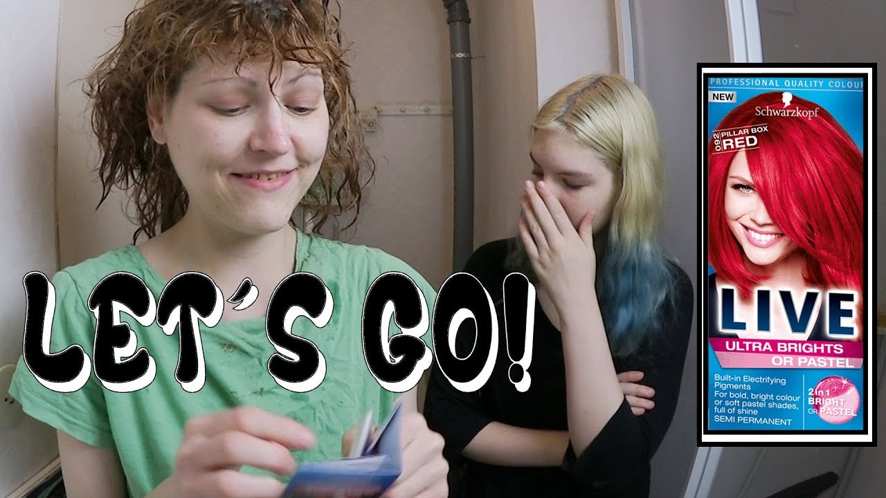 Färgar håret rött | FAIL igen! | Schwarzkopf Live Color Ultra Brights Or Pastel 92 Red