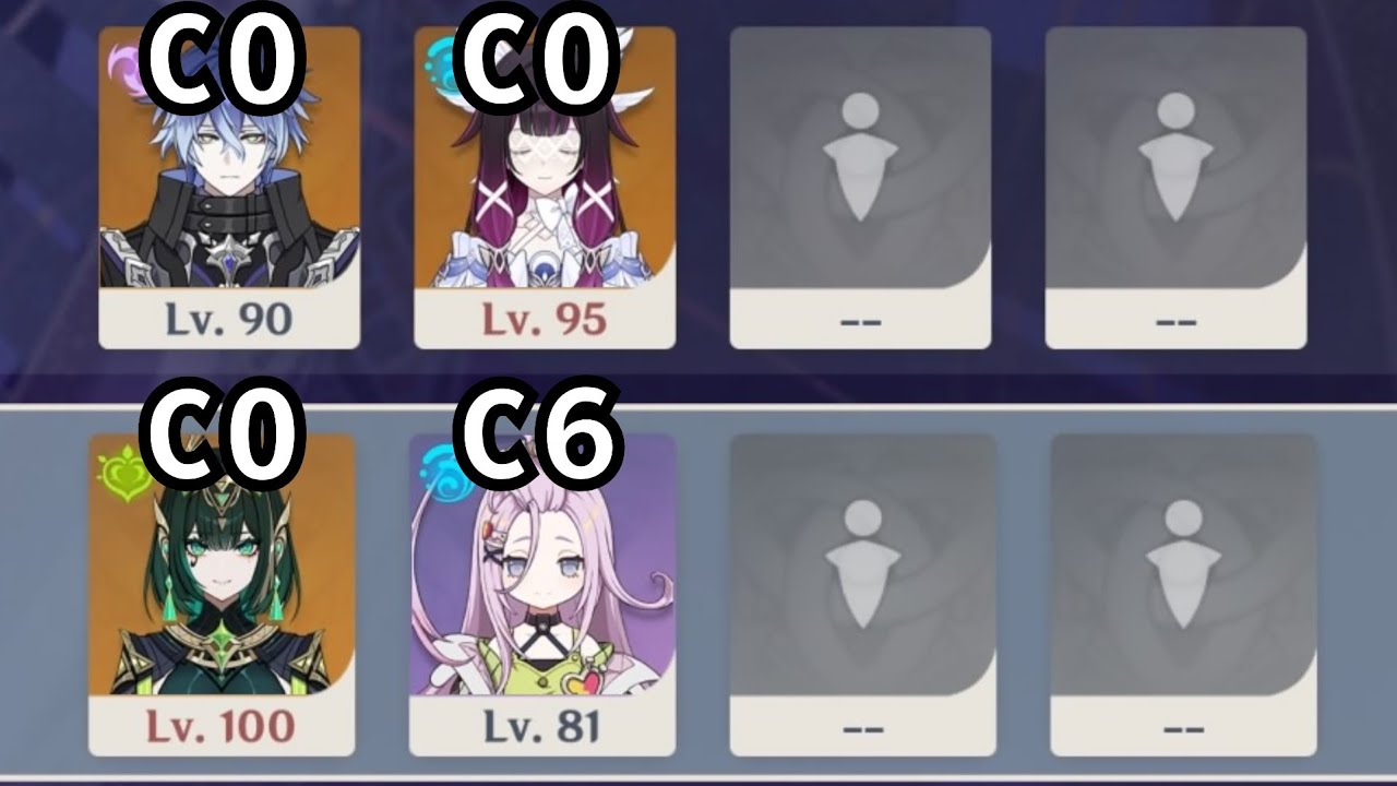 【原神】Ver.Luna IV b 無凸フリンズ+無凸コロンビーナ＆無凸ネフェル+完凸アイノで螺旋12層攻略【Genshin Impact】