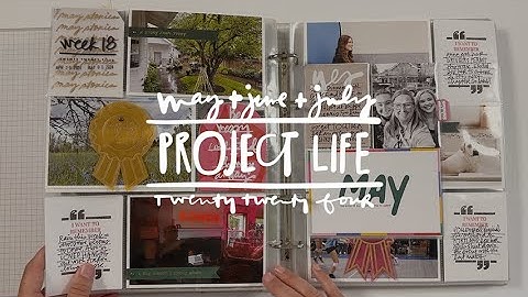 Project Life 2024 | Album Walkthrough May, June, + July