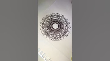 Dushtu Kokil | This Spirograph Drawing Art | #shorts #Atik_official #satisfying #spirograph