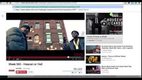 DOM based xss on hackerrank