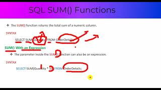 SQL SUM() Function - SQL Server Training in Chennai - kaashiv infotech original review #kaashiv