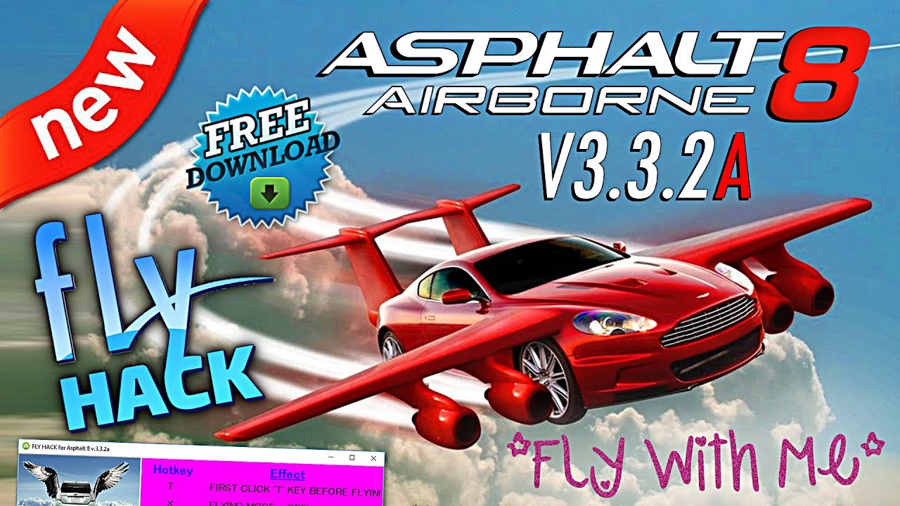 Asphalt 8: Airborne (v3.3.2a) ► FLY HACK! New Trainer for My Friends! ♥ FLY WITH ME! ♥ |[09.11.2017]