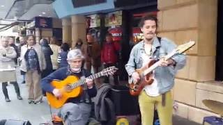 Undergrooveland busking at Leicester Square