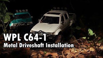 WPL C64-1 Upgrade: Metal Driveshafts