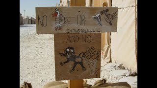 Steel Beach, All Rolled Up Bagram Afghanistan 2005. Task Force Saber