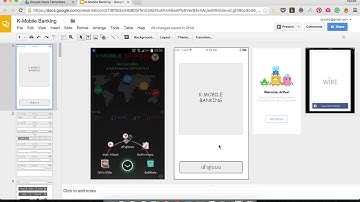 Drawing Wireframe on Google Docs Presentation Path 3/12