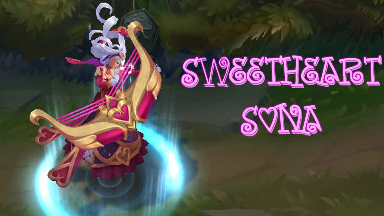 SweetHeart Sona - Skin Preview - League of Legends - YouTube
