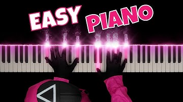 Squid Game 3 – Hide and Seek | Easiest Piano Song Ever (Beginner Tutorial)