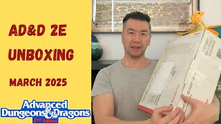 AD&D 2e unboxing Mar 2025. Maztica, Forgotten Realms, Ravenloft, and more.