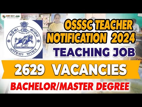 OSSSC TEACHER Recruitment
