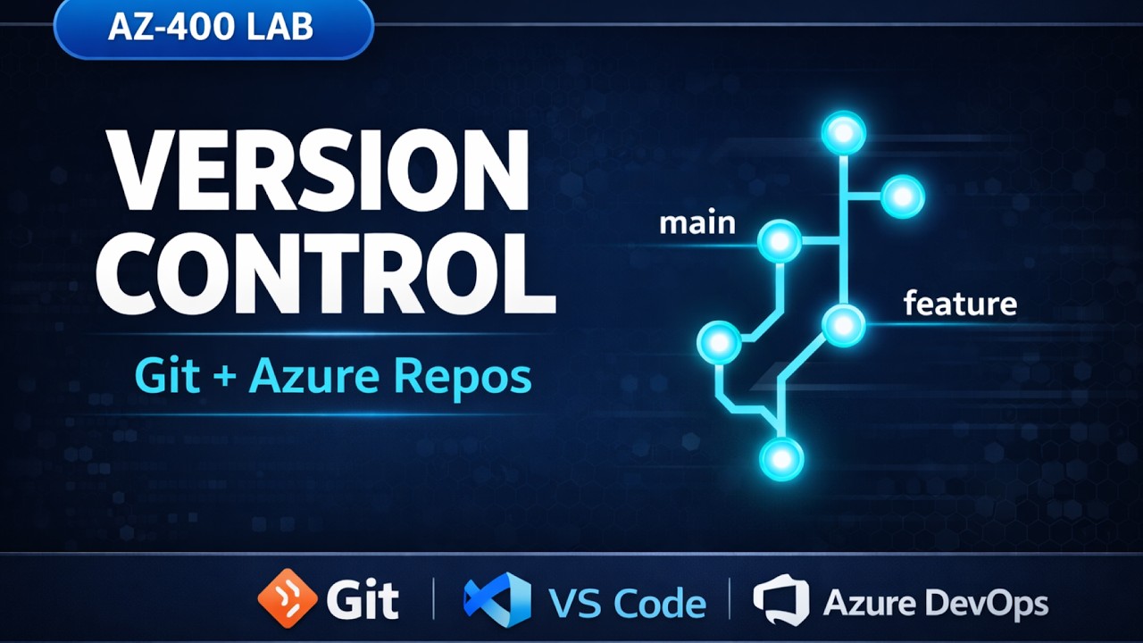 AZ400 Lab | Version Control with Git | Clone, Commit, Branch & Merge ...