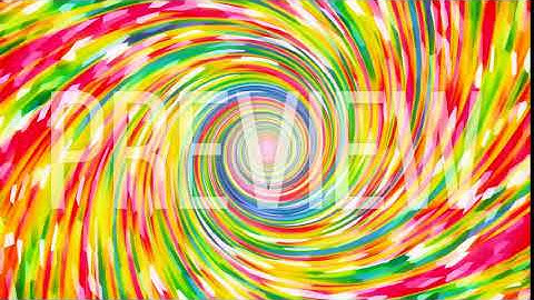 Psychedelic Colorful Twirling Vortex Tunnel (Animated Background)