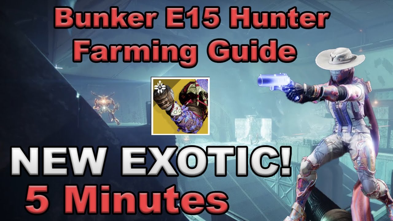 Destiny 2 - Bunker E15 (Hunter) Legend Lost Sector Farming Guide - Fast and Easy