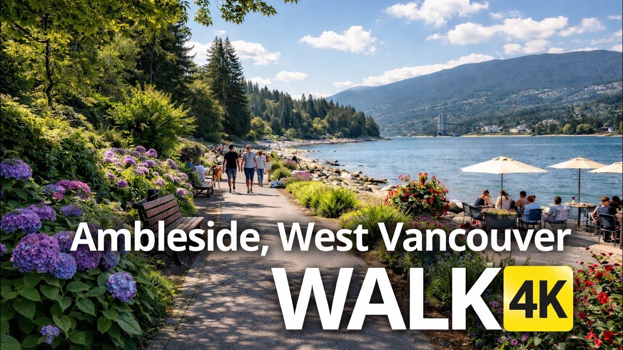 Ambelside West Vancouver POV walk 4K