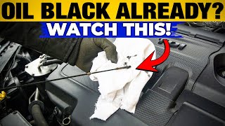 Why Your Car’s Oil Turns Black In Just 1000 Miles (And What to Do)