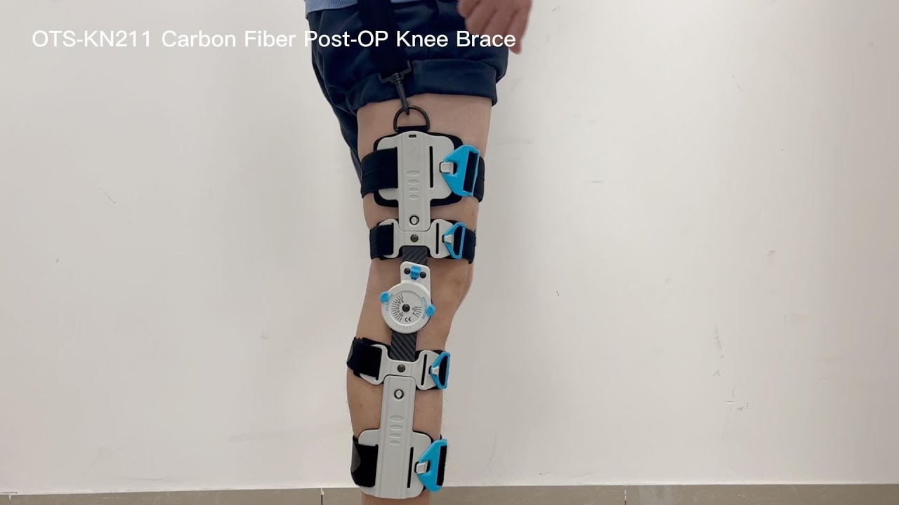 Lightweight Hinged Carbon Fiber Knee Brace for Post Operative YouTube