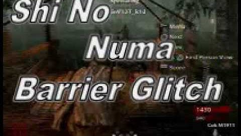 NEW!!! Shi No Numa Barrier Glitch COD5