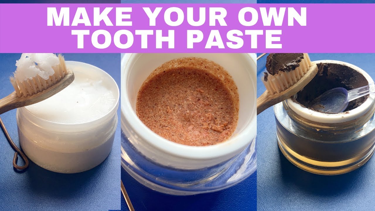 How to Make Toothpastes at Home - 100 % Natural | DIY Travel Dental Kit