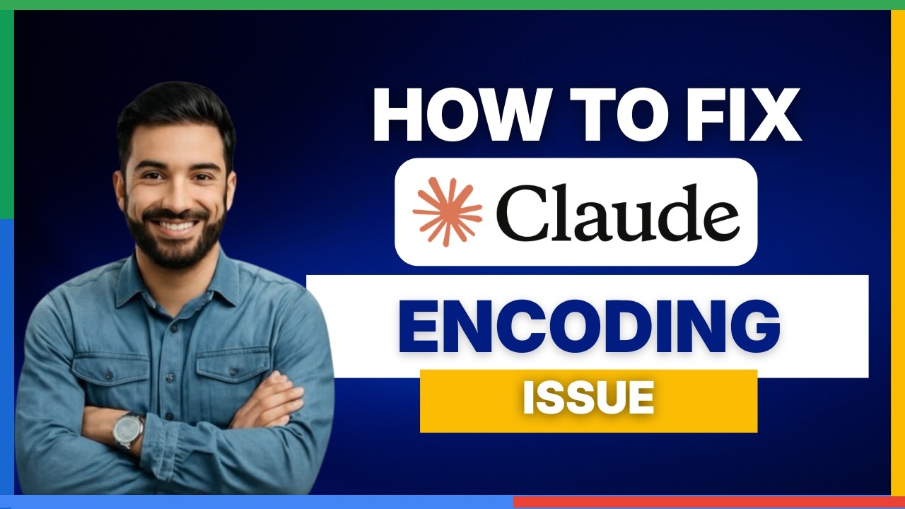 How to fix Claude Code encoding issue [FULL GUIDE] - YouTube